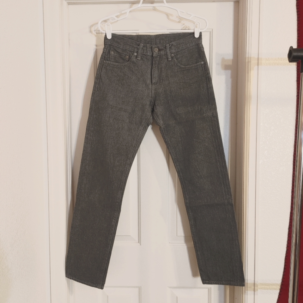 Levi's 511 Selvedge Denim Gray Slim Jeans